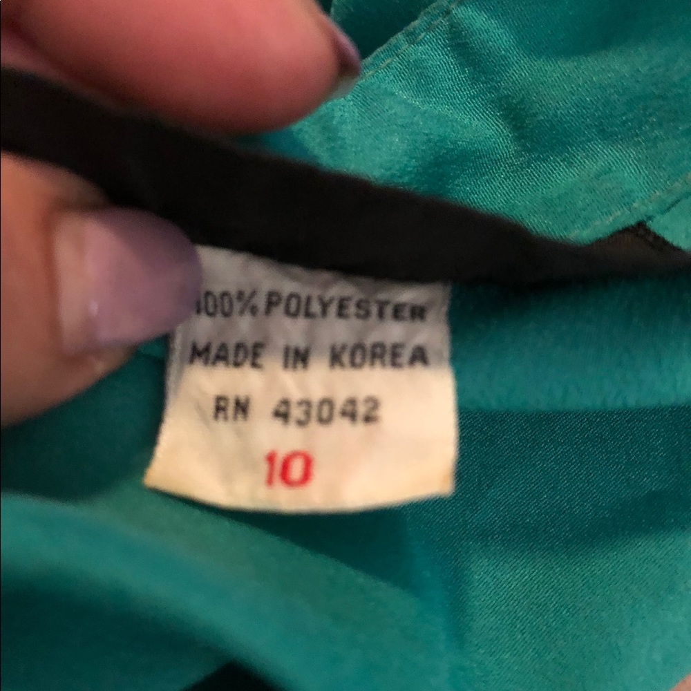 Vintage David Matthew Button Down Size 10 Blouse - image 6